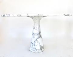 Angelo Mangiarotti Angelo Mangiarotti Carrara Marble Model M1T70 Dining Table or Center Table - 1029531