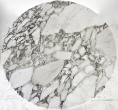 Angelo Mangiarotti Angelo Mangiarotti Carrara Marble Model M1T70 Dining Table or Center Table - 1029532