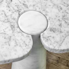 Angelo Mangiarotti Angelo Mangiarotti Consolle Table mod Eros in Carrara Marble - 3506391