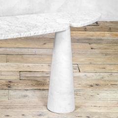 Angelo Mangiarotti Angelo Mangiarotti Consolle Table mod Eros in Carrara Marble - 3506394