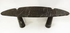 Angelo Mangiarotti Angelo Mangiarotti Eros Black Marble Console Table in Nero Marquina - 2412947