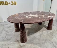 Angelo Mangiarotti Angelo Mangiarotti Eros Oval Marble Dining Table 1970s - 4314183