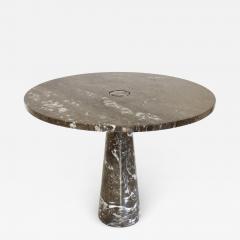 Angelo Mangiarotti Angelo Mangiarotti Eros Round Dining Table in Grigio Scoleria Marble - 2299369