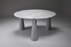 Angelo Mangiarotti Angelo Mangiarotti Eros Round Marble Dining Table 1970s - 1940792