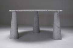Angelo Mangiarotti Angelo Mangiarotti Eros Round Marble Dining Table 1970s - 1940795