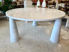 Angelo Mangiarotti Angelo Mangiarotti Eros Round Marble Dining Table Italy 1970s - 4641452