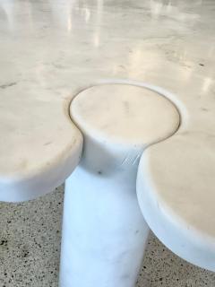 Angelo Mangiarotti Angelo Mangiarotti Eros Round Marble Dining Table Italy 1970s - 4641522