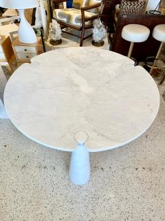 Angelo Mangiarotti Angelo Mangiarotti Eros Round Marble Dining Table Italy 1970s - 4641568