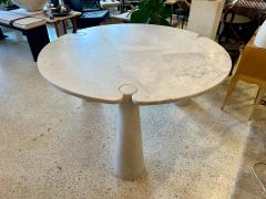Angelo Mangiarotti Angelo Mangiarotti Eros Round Marble Dining Table Italy 1970s - 4641569