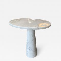 Angelo Mangiarotti Angelo Mangiarotti Eros Side Table in Carrara Marble Italy 1970 - 2571865