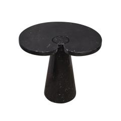 Angelo Mangiarotti Angelo Mangiarotti Eros Side Table in Polished Black Marble 1970s - 3931656