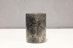 Angelo Mangiarotti Angelo Mangiarotti Gray Marble Vase - 2853555