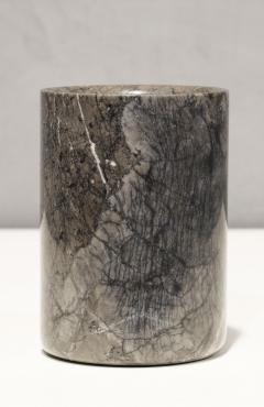 Angelo Mangiarotti Angelo Mangiarotti Gray Marble Vase - 2853559