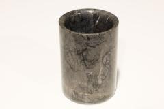 Angelo Mangiarotti Angelo Mangiarotti Gray Marble Vase - 2853561