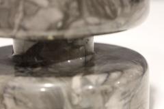 Angelo Mangiarotti Angelo Mangiarotti Gray Marble Vase - 2853576