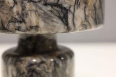 Angelo Mangiarotti Angelo Mangiarotti Gray Marble Vase - 2853596