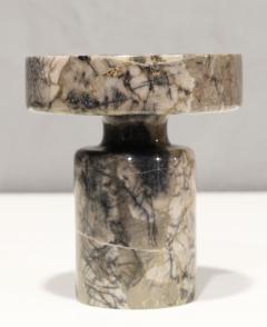 Angelo Mangiarotti Angelo Mangiarotti Gray Marble Vase - 2853597