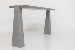 Angelo Mangiarotti Angelo Mangiarotti Inca Pietra Serena Console Table Skipper Italy 1978  - 2414890