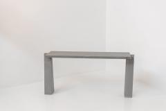 Angelo Mangiarotti Angelo Mangiarotti Inca Pietra Serena Console Table Skipper Italy 1978  - 2414892