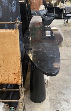 Angelo Mangiarotti Angelo Mangiarotti Italian Eros Console Black Marquina Marble for Skipper 1971 - 2474397