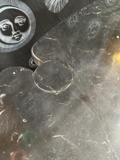 Angelo Mangiarotti Angelo Mangiarotti Italian Eros Console Black Marquina Marble for Skipper 1971 - 2474399