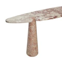 Angelo Mangiarotti Angelo Mangiarotti Italian Eros Console Coral Red Marble for Skipper 1971 - 2295336