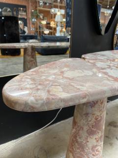 Angelo Mangiarotti Angelo Mangiarotti Italian Eros Console Pink Marble for Skipper 1971 - 2485390