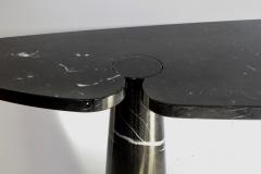 Angelo Mangiarotti Angelo Mangiarotti Italian Eros Console for Skipper Black Marquina Marble - 1208299