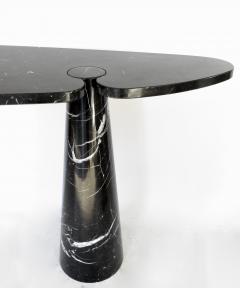 Angelo Mangiarotti Angelo Mangiarotti Italian Eros Console for Skipper Black Marquina Marble - 1208304