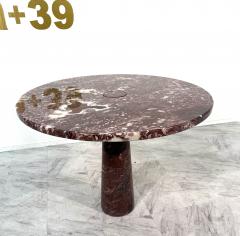 Angelo Mangiarotti Angelo Mangiarotti Skipper Eros Dining Table in Rosso Marble Italy 1970s - 4308401