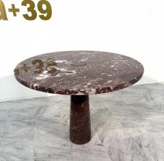 Angelo Mangiarotti Angelo Mangiarotti Skipper Eros Dining Table in Rosso Marble Italy 1970s - 4308403