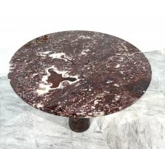 Angelo Mangiarotti Angelo Mangiarotti Skipper Eros Dining Table in Rosso Marble Italy 1970s - 4308404