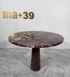 Angelo Mangiarotti Angelo Mangiarotti Skipper Eros Dining Table in Rosso Marble Italy 1970s - 4308410