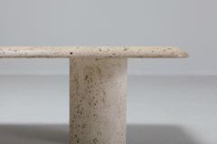 Angelo Mangiarotti Angelo Mangiarotti Travertine Coffee Table for Up Up 1970s - 984892