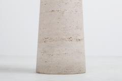 Angelo Mangiarotti Angelo Mangiarotti Travertine Pedestal 1980s - 1006602