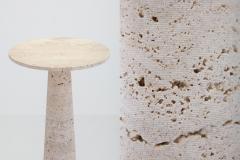 Angelo Mangiarotti Angelo Mangiarotti Travertine Pedestal 1980s - 1006604