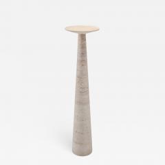 Angelo Mangiarotti Angelo Mangiarotti Travertine Pedestal 1980s - 1007069