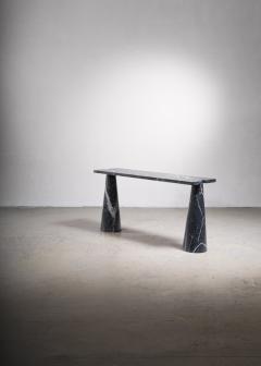 Angelo Mangiarotti Angelo Mangiarotti black marble console table - 2123575