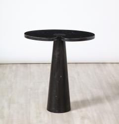 Angelo Mangiarotti Angelo Mangiarotti for Skipper Eros Nero Marquina Tall Marble Side Table - 2652876