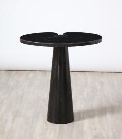 Angelo Mangiarotti Angelo Mangiarotti for Skipper Eros Nero Marquina Tall Marble Side Table - 2652879