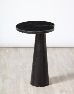 Angelo Mangiarotti Angelo Mangiarotti for Skipper Eros Nero Marquina Tall Marble Side Table - 2652882