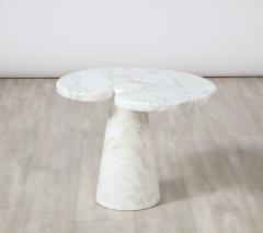 Angelo Mangiarotti Angelo Mangiarotti for Skipper Eros Series Carrara Marble Side Table - 2645994