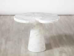 Angelo Mangiarotti Angelo Mangiarotti for Skipper Eros Series Carrara Marble Side Table - 2645998