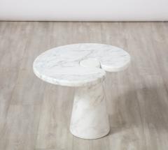 Angelo Mangiarotti Angelo Mangiarotti for Skipper Eros Series Carrara Marble Side Table - 2646008