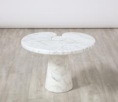 Angelo Mangiarotti Angelo Mangiarotti for Skipper Eros Series Carrara Marble Side Table - 2646013