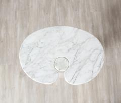 Angelo Mangiarotti Angelo Mangiarotti for Skipper Eros Series Carrara Marble Tall Side Table - 2646022