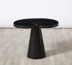 Angelo Mangiarotti Angelo Mangiarotti for Skipper Eros Series Nero Marquina Marble Side Table - 2652863