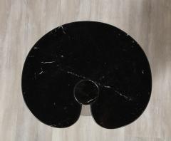 Angelo Mangiarotti Angelo Mangiarotti for Skipper Eros Series Nero Marquina Marble Side Table - 2652867