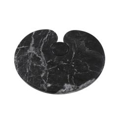 Angelo Mangiarotti Angelo Mangiarotti for Skipper Pair of Eros Marble Side Tables Italy 1970s - 4238077