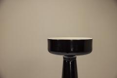 Angelo Mangiarotti Black Glazed Ceramic Planter By Angelo Mangiarotti Italy 1970s - 3364319